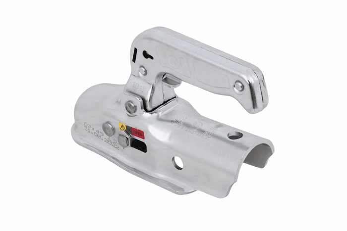 Enganche de bola STEELPRESS BC-1700A para remolque de 1700 kg con barra de tiro tubular de 45 mm