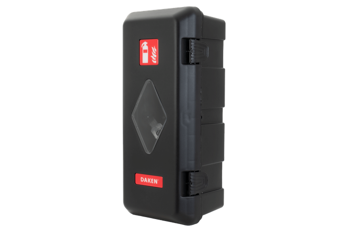 Caja extintora 9kg DAKEN 82010 ADAMANT 671x310x247mm negra