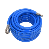 Manguera neumática de PVC reforzado YATO YT-24224 con conectores rápidos, 10 mm × 10 m