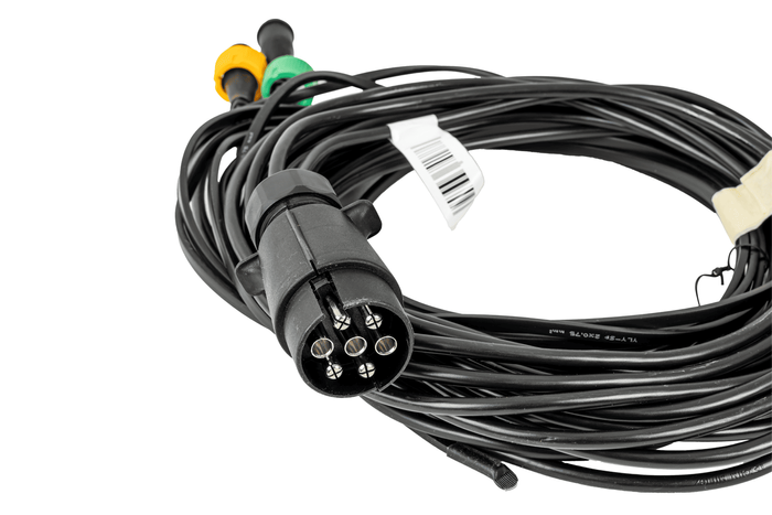 Juego de luces: luces traseras DOBPLAST + luces laterales LED DOBPLAST + arnés MANTES 7m 7-PIN + conectores rápidos