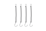 Juego de cuatro cables de seguridad con ganchos ProPlus 342130S, longitud 285 mm.
