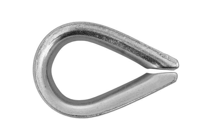 Guardacabos de cuerda DROMET KU10 de acero de 10 mm