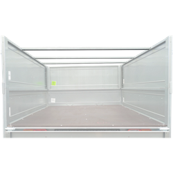 Bastidor plano H-0 para cubierta de lona para remolque UNITRAILER GARDEN TRAILER 264 KIPP