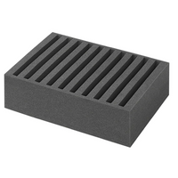 Soporte de espuma para platos de camping ProPlus 761472PMV01, con capacidad para 10 platos.