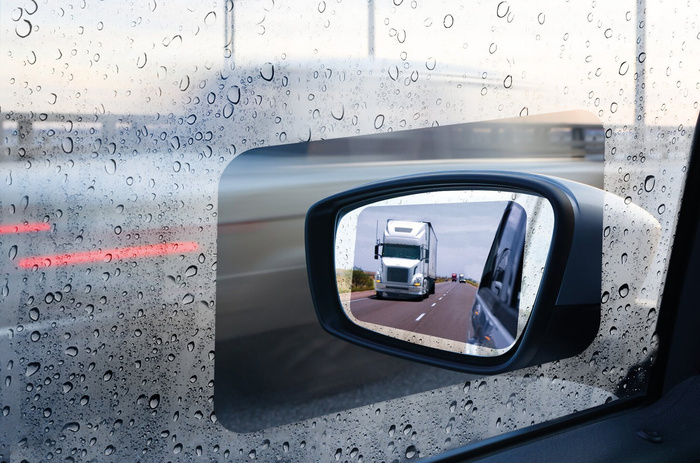 Películas adhesivas para los espejos y ventanas anti lluvia 4 unidades