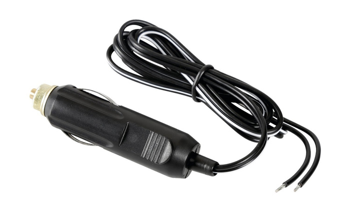 Enchufe mechero de coche 12/24 V con cable de 120 cm