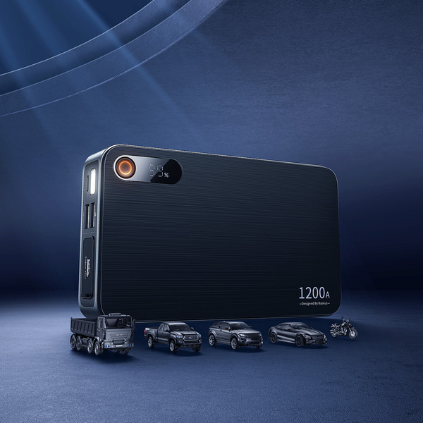 Banco de energía de arranque BASEUS Super Energy Pro+ Jump Starter 12 V 12000 mAh 1200 A + cargador USB