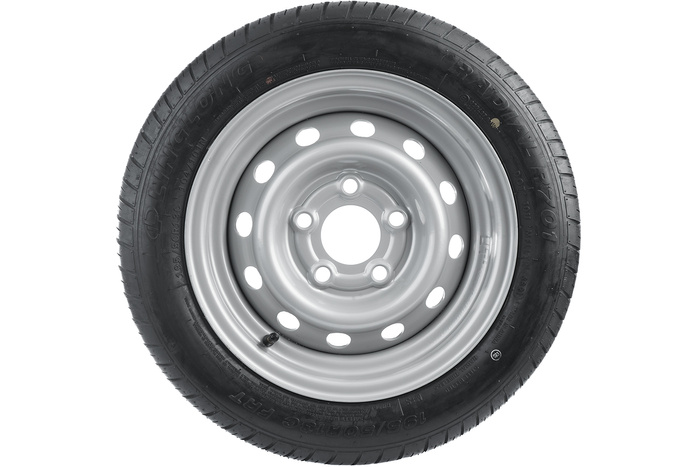 Juego de dos ruedas reforzadas para remolque NEUMÁTICO LINGLONG 195/50 R13C 104/101N LLANTA UNITRAILER 5.5Jx13"H2 5x112 ET:30