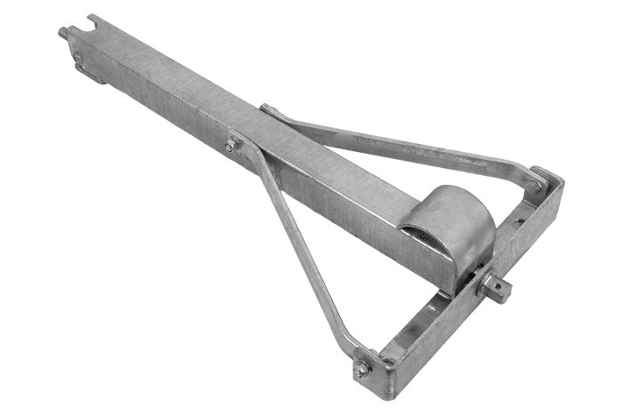 Estabilizador de esquina extensible KNOTT 6X1197.007 para remolque de 1100 kg y 498 mm