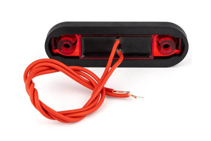 Lámpara de posición roja universal delgada LED HORPOL LD 3212