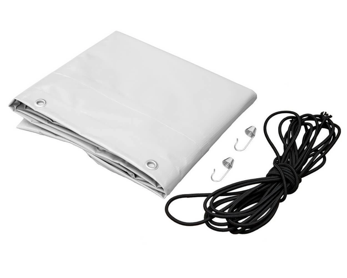 Lona de protección para el marco h-1100 UNITRAILER gris para remolque 264x150cm GARDEN 265 KIPP