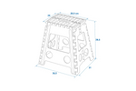 Taburete plegable para remolque ProPlus 770826, 120 kg.