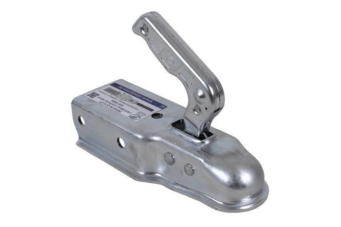 Enganche de bola STEELPRESS ZSK-1300M para remolque de 1300 kg con barra de tiro cuadrada de 77 mm.