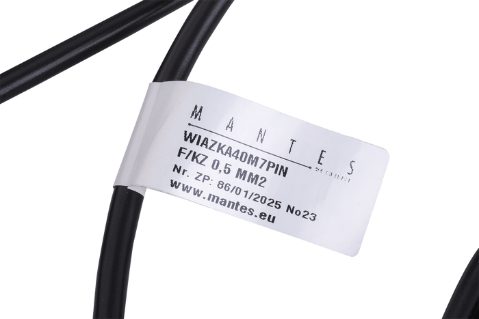 Arnés de remolque de instalación eléctrica MANTES 4m enchufe 7PIN conectores 6.3