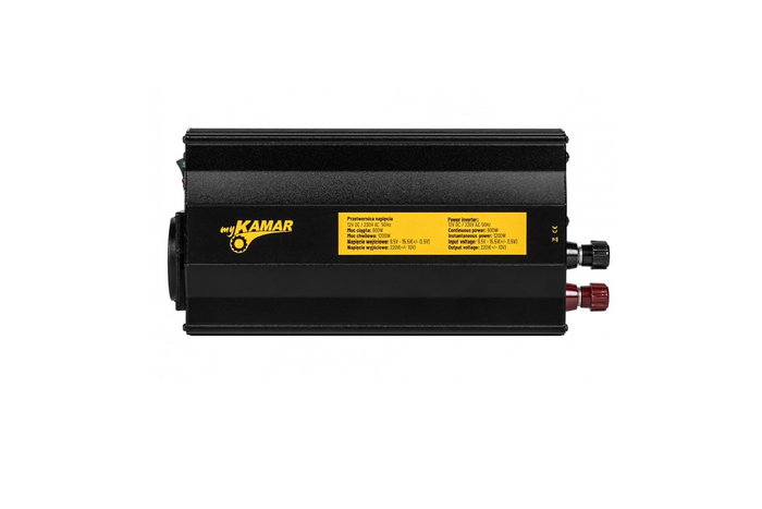 Convertidor de voltaje 12V/230V (600/1200W) KAMAR E1924