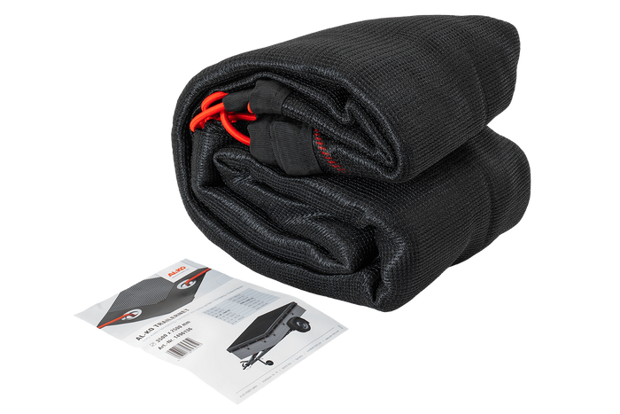 Red de transporte de malla fina AL-KO para asegurar la carga del remolque 250x350cm