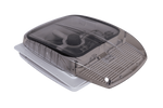 Ventilador de techo automático PUNDMANN PLUS FAN para autocaravana con iluminación y persiana enrollable de 400×400 mm.
