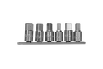 Juego de llaves de vaso para tapones de aceite YATO YT-05997 3/8'' 6 piezas