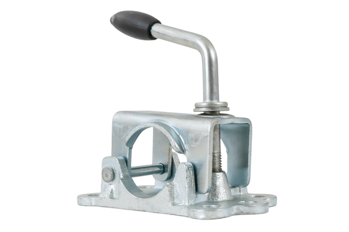 Abrazadera para rueda jockey KNOTT LBG48, hierro fundido, 48 mm