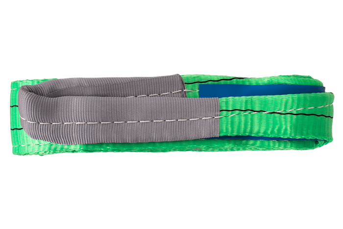 Eslinga de cinturón de elevación HEFFA de 2 m/60 mm/2 t con presillas