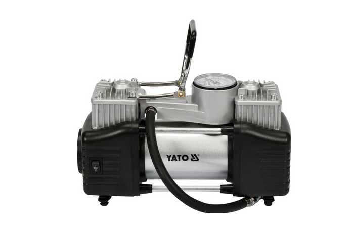 Compresor para coche YATO YT-73462 con lámpara LED de 250 W