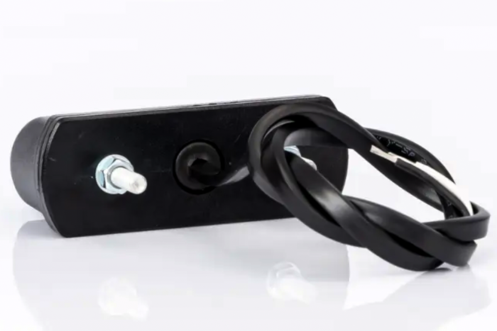 Lámpara de matrícula LED con cable.