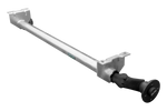 Eje sin freno AL-KO OPTIMA para remolque de 750 kg, 1285 mm, 1620 mm, 4x100
