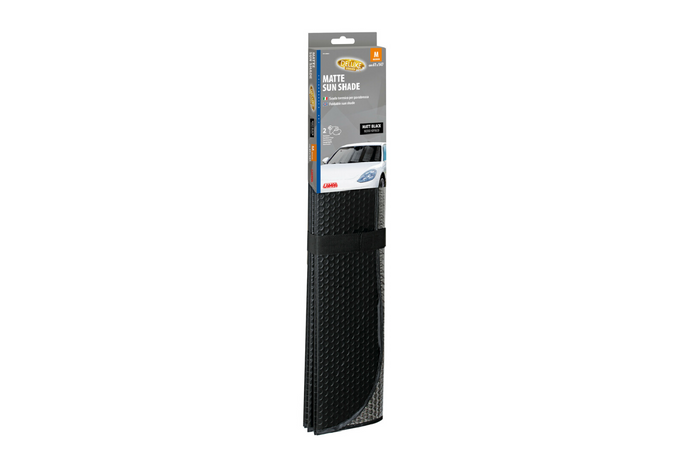 Alfombrilla para parasol de coche LAMPA Negro Mate 61x147cm