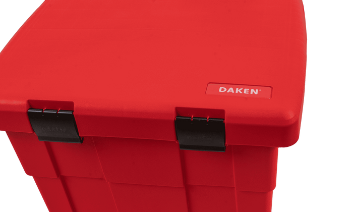 Caja PITBOX DAKEN 86014 para materiales a granel, contenedor para arena y sal de carretera, 655 x 570 x 520 mm, 108,5 l