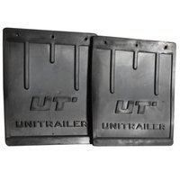 Juego de guardabarros de goma UNITRAILER, cubreguardabarros 220/243 mm