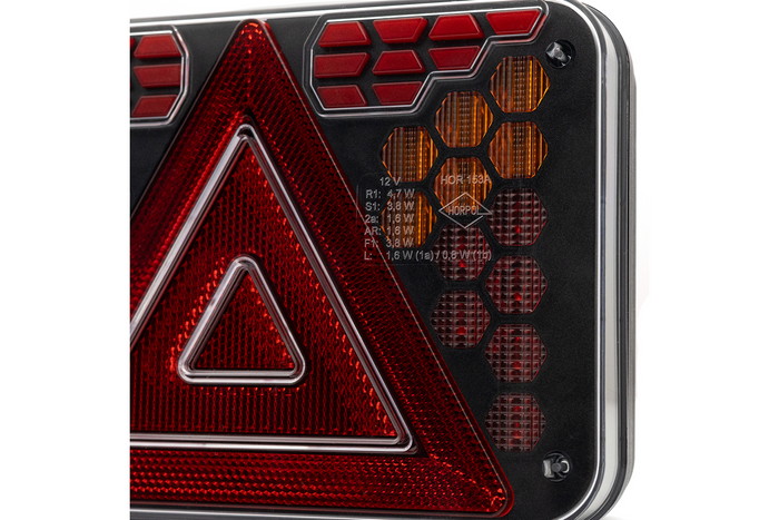 Piloto trasero LED HORPOL LZD 3216 de 7 funciones, lado derecho