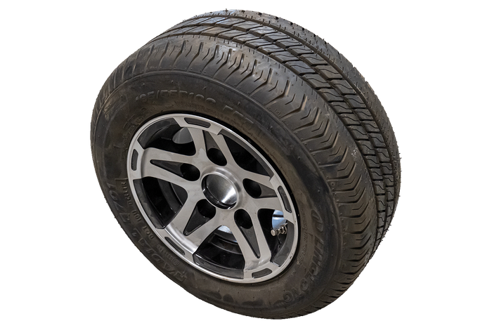 OUTLET Rueda reforzada para remolque LINGLONG NEUMÁTICO 195/55 R10C 98/96N LLANTA DE ALUMINIO UNITRAILER 6Jx10" 5x112 ET:-4