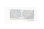 Reflector rectangular blanco FRISTOM DOB-035B de 90x40 mm