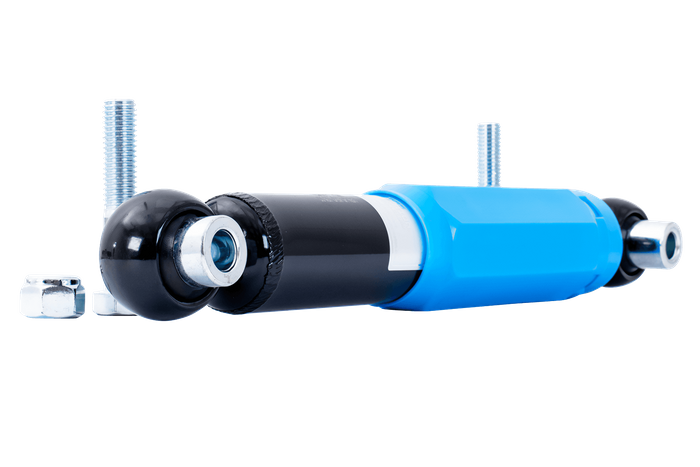 Amortiguador hidráulico PIVEXIN para ejes de remolque 1350-2700kg para ejes simples y tándem