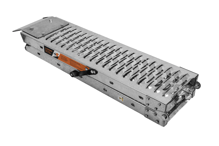 Rampa plegable UNITRAILER ALR004 de acero para remolque, 170 cm, 227 kg.