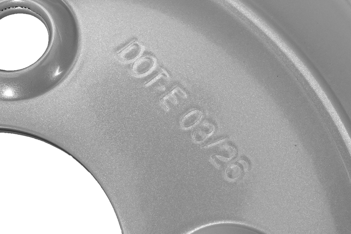 Llanta de acero UNITRAILER 5.5" x 8" H2 4x100 ET:-2