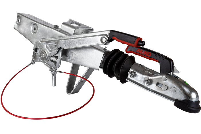 Dispositivo de inercia AL-KO 60S/2 con enganche AK161 para remolque de 750 kg con lanza cuadrada