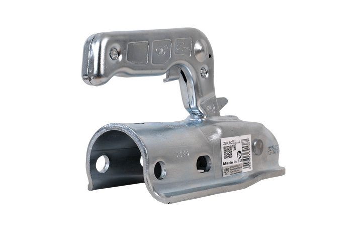 Enganche de bola STEELPRESS ZSK-1700D para remolque de 1700 kg con barra de tiro tubular de 50 mm