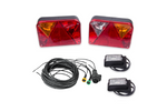 Juego de luces: luces traseras DOBPLAST + luces laterales LED DOBPLAST + arnés MANTES 7m 13-PIN