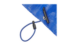 Juego de cuatro clips para lona ProPlus 342180, cordones multifuncionales flexibles, 280 mm