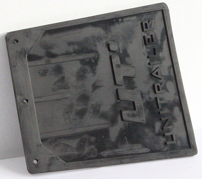 Guardabarros de goma UNITRAILER, cubierta de guardabarros, 187/205 mm