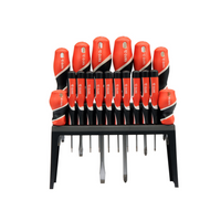 Juego de destornilladores YATO YT-25982 de 18 piezas con soporte