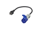 Adaptador con enchufe Schuko y toma CEE 16A 230V ProPlus 373526 cable 40cm