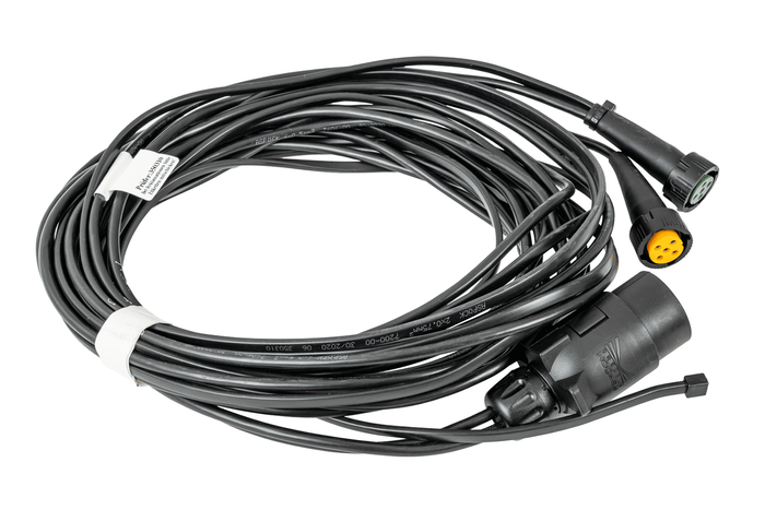 ASPÖCK Instalación eléctrica Arnés de remolque 4,5 m 7 PIN Conectores bayonetas 2x 5 PIN