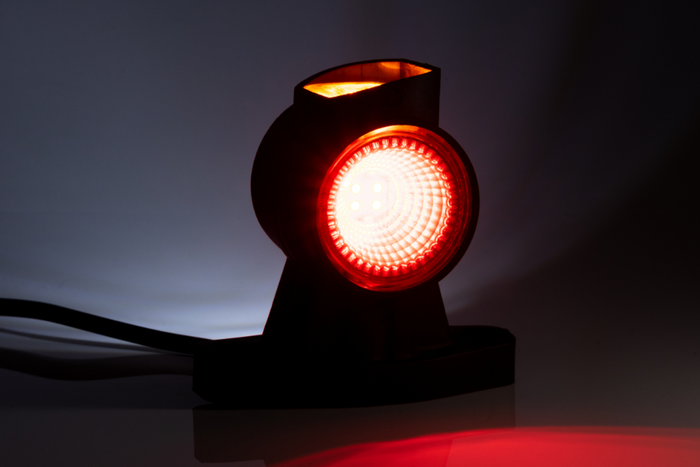 Lámpara de posición izquierda LED FRISTOM FT-140A sobre brazo de goma