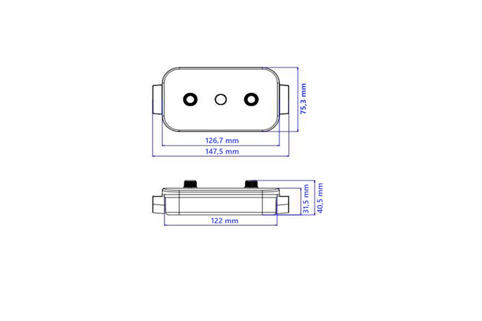 Caja eléctrica de 12 polos KAMAR E4030