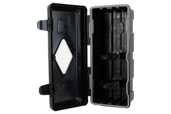 Caja extintor 6kg DAKEN 82000 ADAMANT 671x310x247mm negro