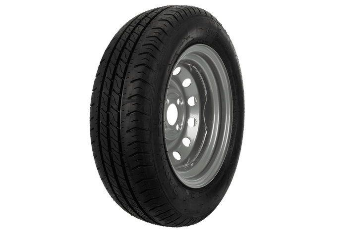 Rueda de remolque NEUMÁTICO LEAO 165/70 R13 79N LLANTA UNITRAILER 4Jx13"H2 4x100 ET:30