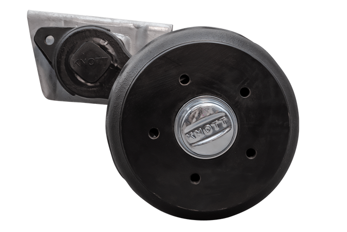 KNOTT VGB13 eje frenado para remolque / grúa 1350kg 1400mm 1850mm 5x112