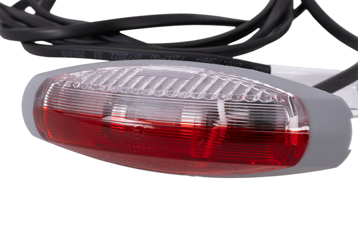 Lámpara de señalización universal ASPÖCK FLEXIPOINT II con carcasa gris